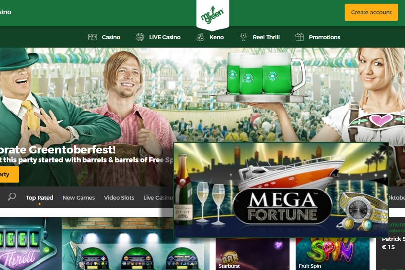 Mr Green Casino Progressive Jackpot Win