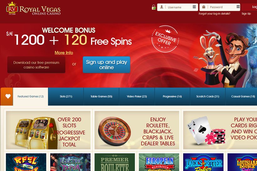 Royal Vegas Is Powered By Microgaming